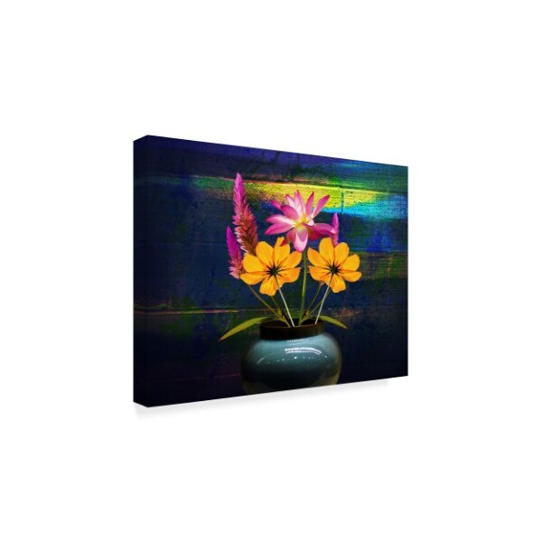 Ata Alishahi 'Colorful Vase' Canvas Art,24x32